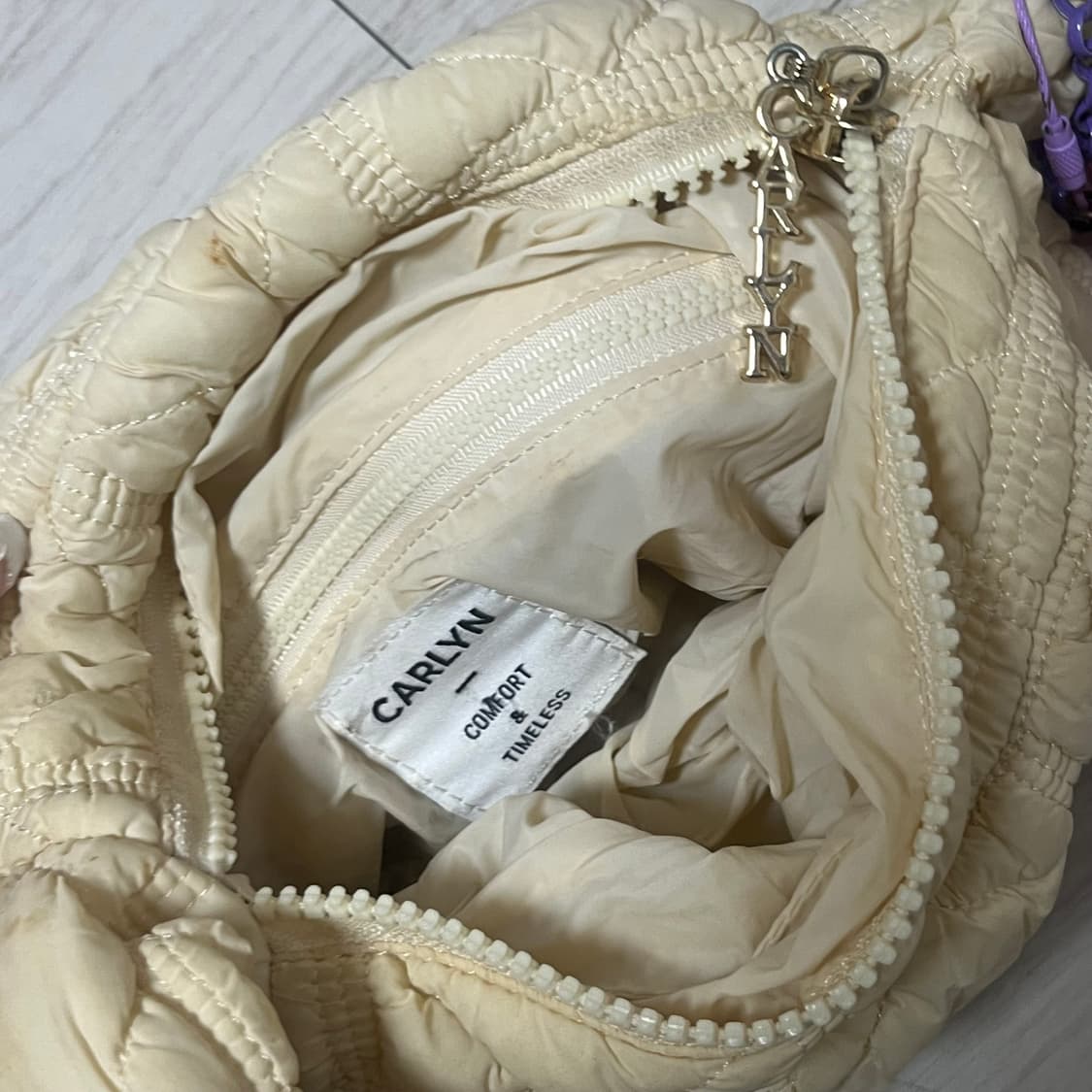 칼린 소프트백 아이보리 상품이미지4