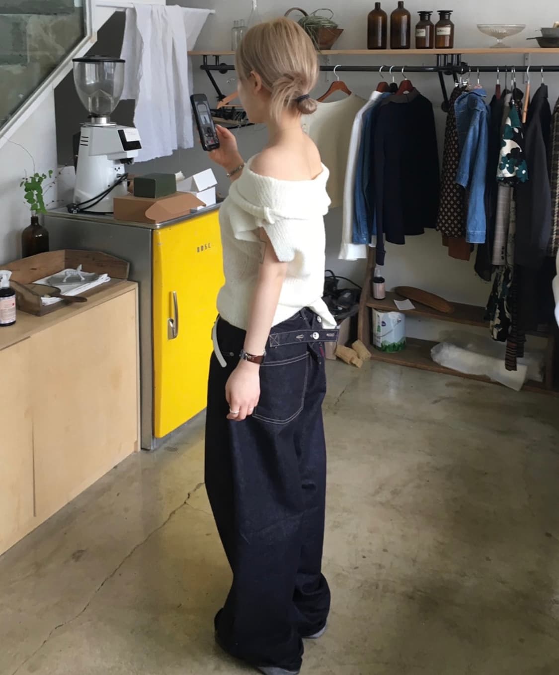 아워캐비넷 salvage buckle pants 상품이미지1