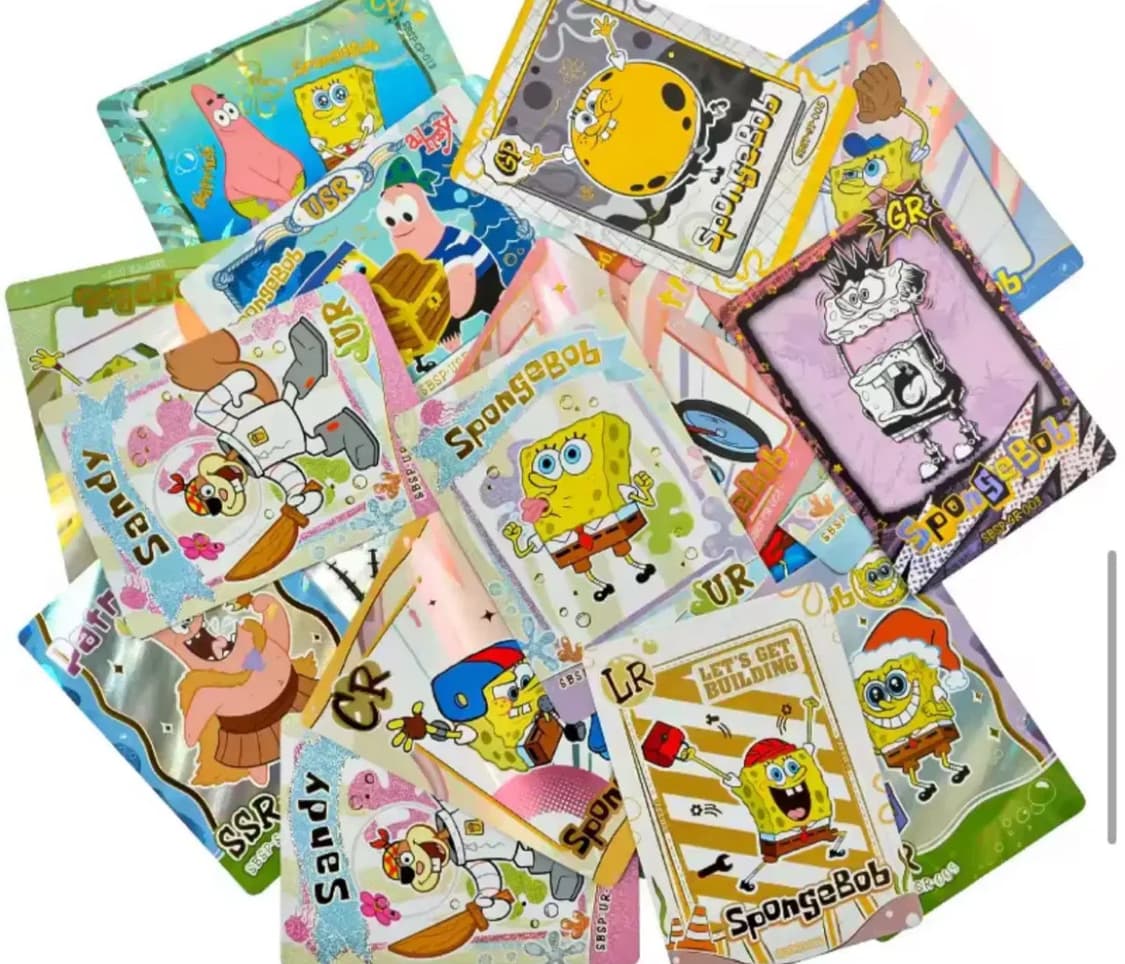 스폰지밥 카드팩 개당 가격 1500원 상품이미지3
