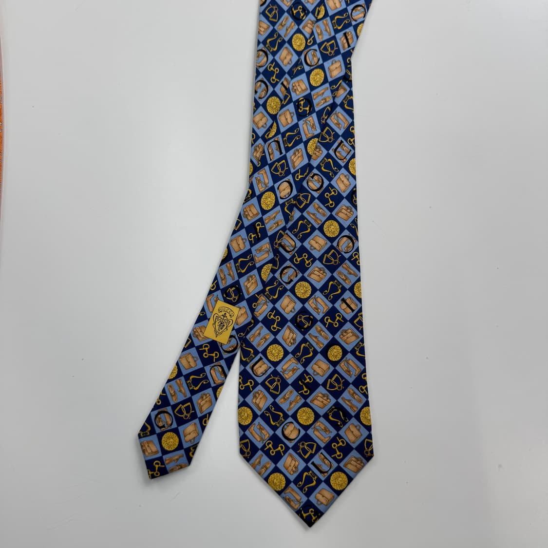 구찌(GUCCI) 영문 모노그램 명품 정품 넥타이 상품이미지1