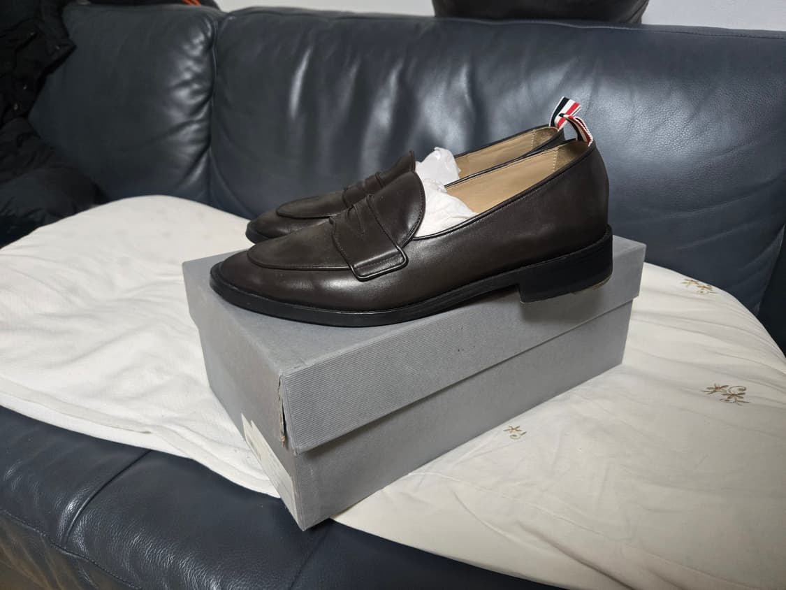 US9, 270~275 톰브라운 페니로퍼 구두 다크브라운 상품이미지5