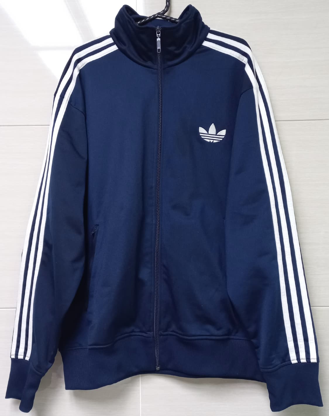 아디다스 파이어버드 네이비 남흰 트랙탑 져지집업 115 상품이미지1