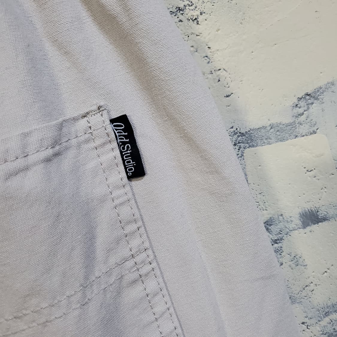 오드스튜디오 파라슈트 워싱 와이드 코튼 카고 팬츠  상품이미지5