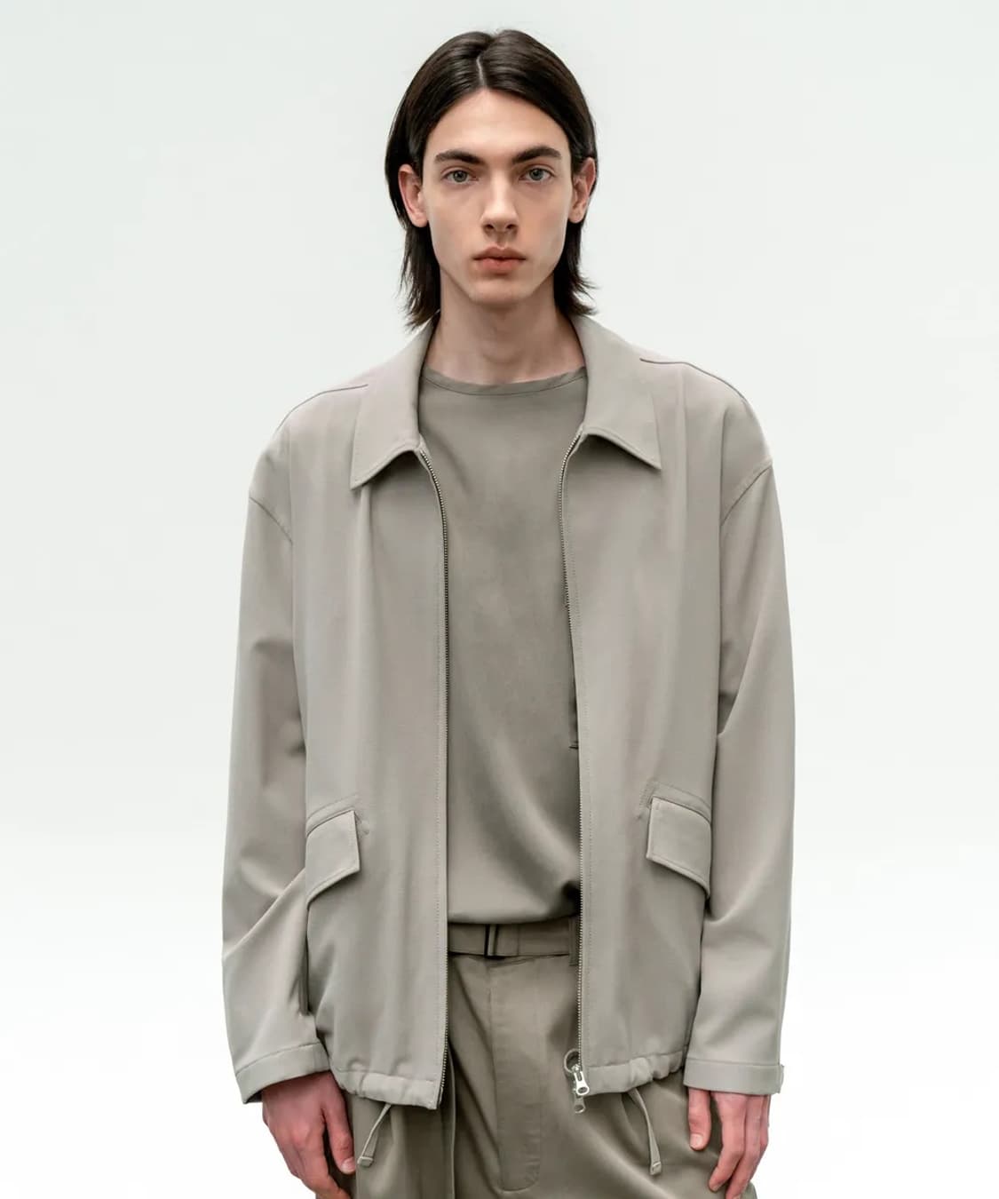 인사일런스 블루종 자켓 베이지 L 상품이미지4