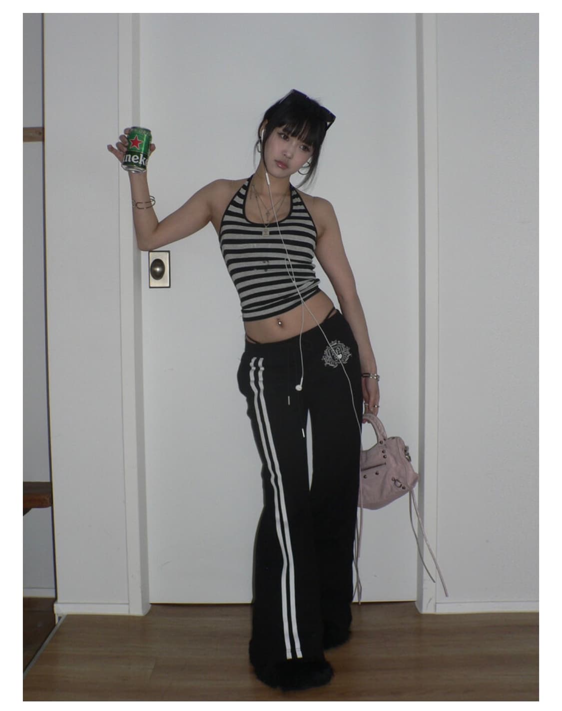 엔젤넘버555 엔넘파 엔젤릭 스웻 팬츠 상품이미지1