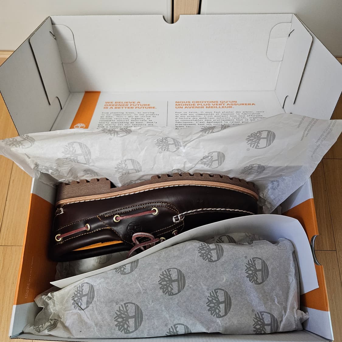 [새상품] 팀버랜드 3아이 보트슈즈 브라운 280 상품이미지4