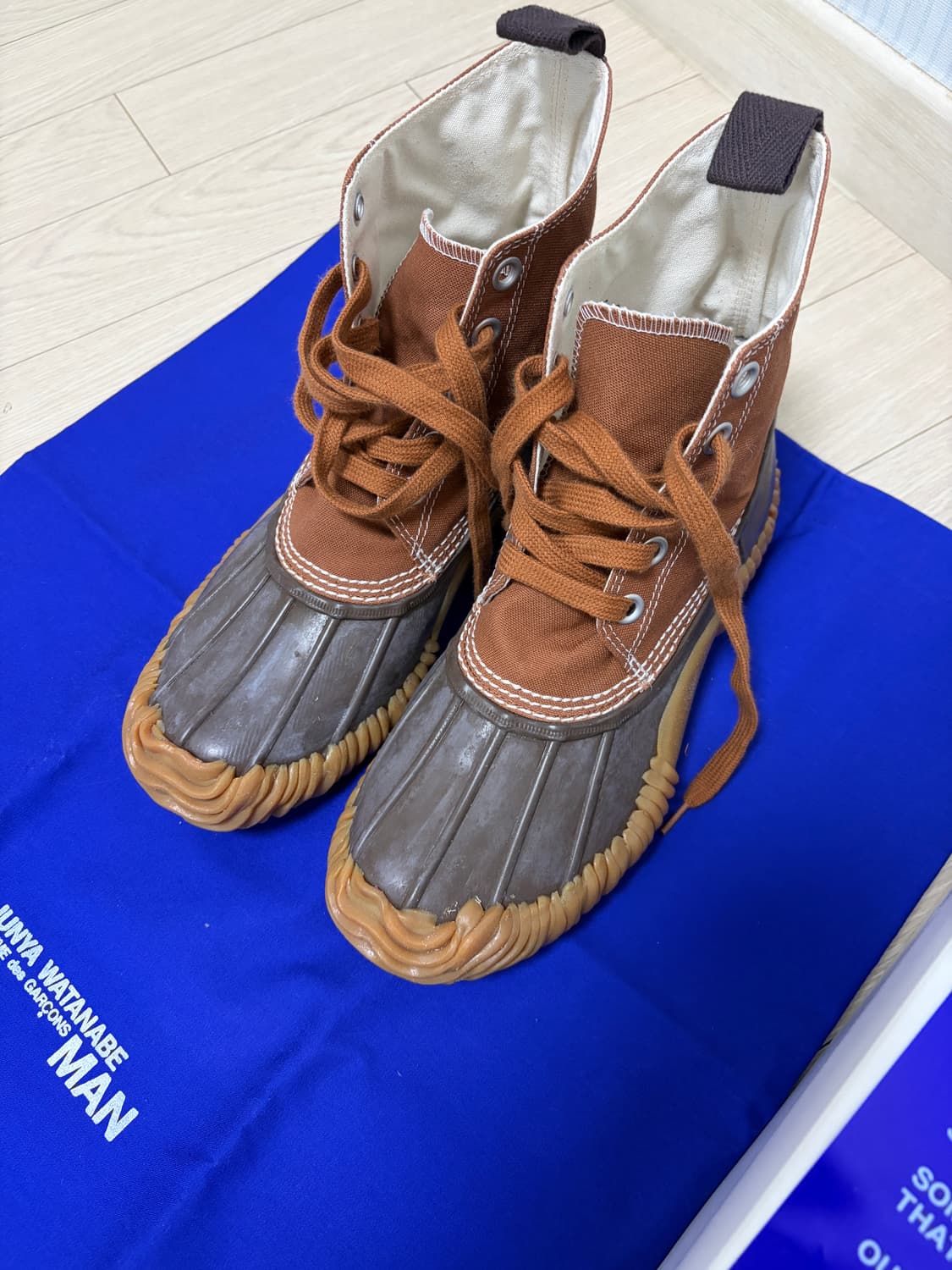 준야와타나베 12ss 러버 덕부츠 상품이미지1