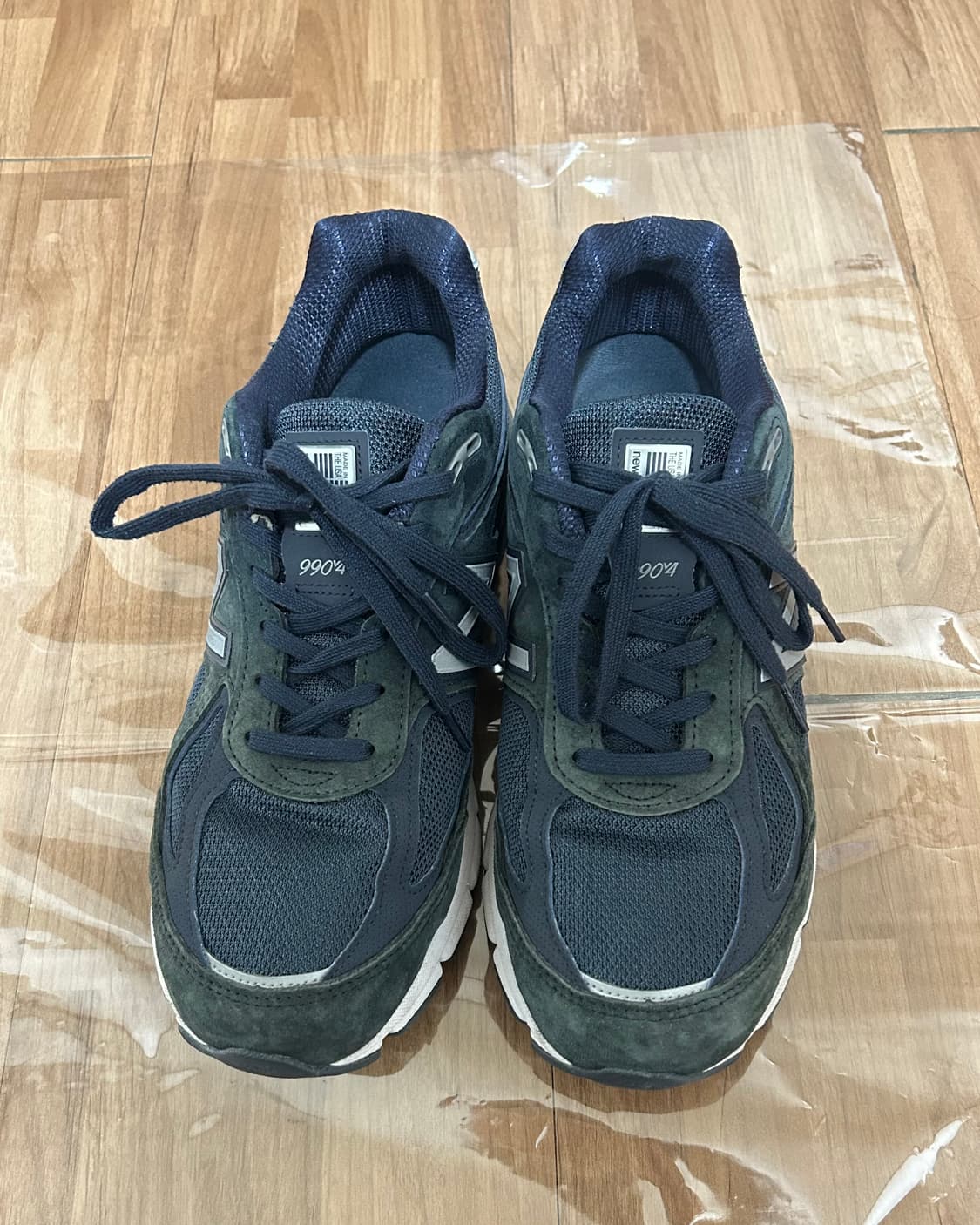 뉴발란스 990v4 USA 네이비 실버 280 워런티카드 포함 상품이미지2