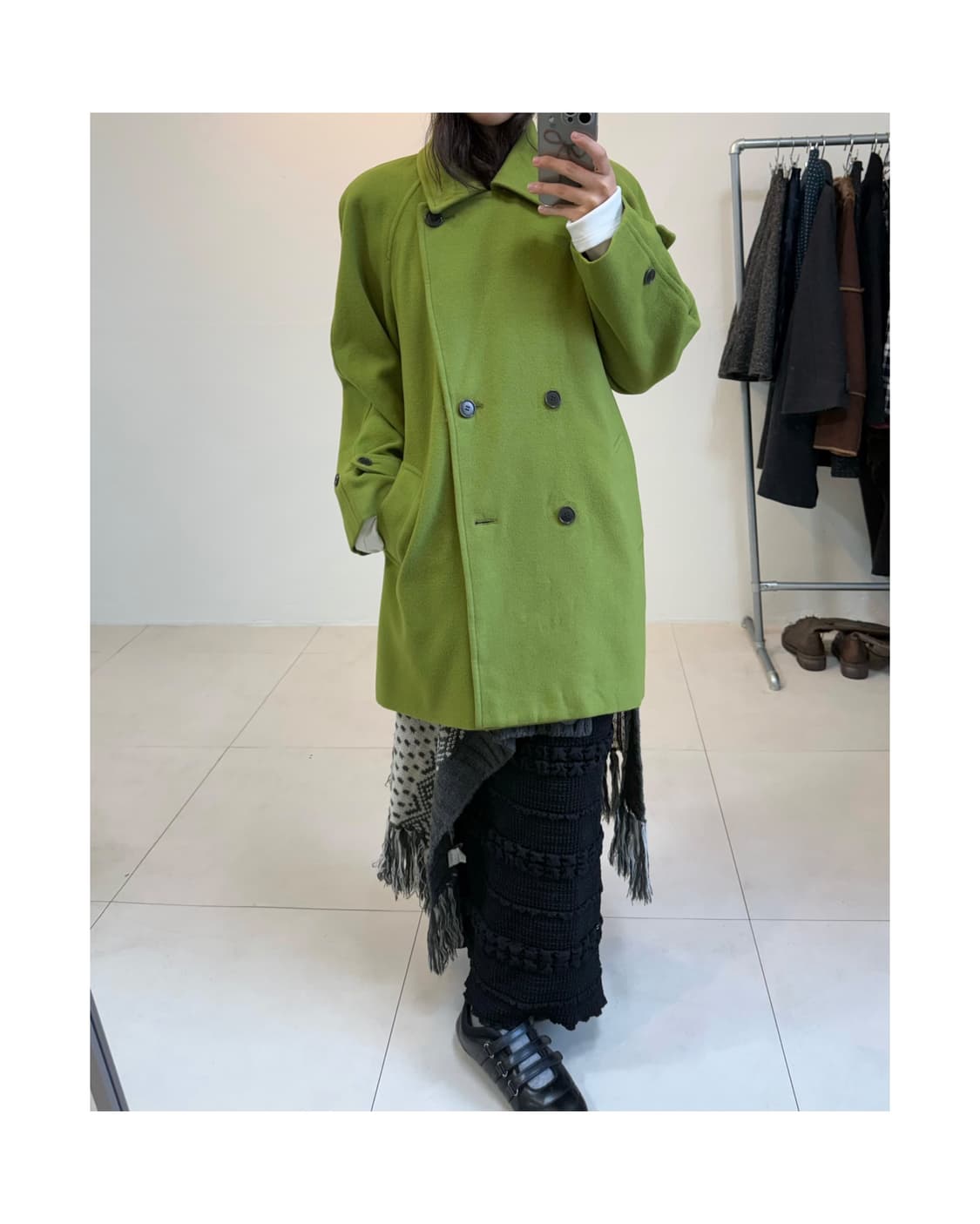 빈티지 울 코트  상품이미지2