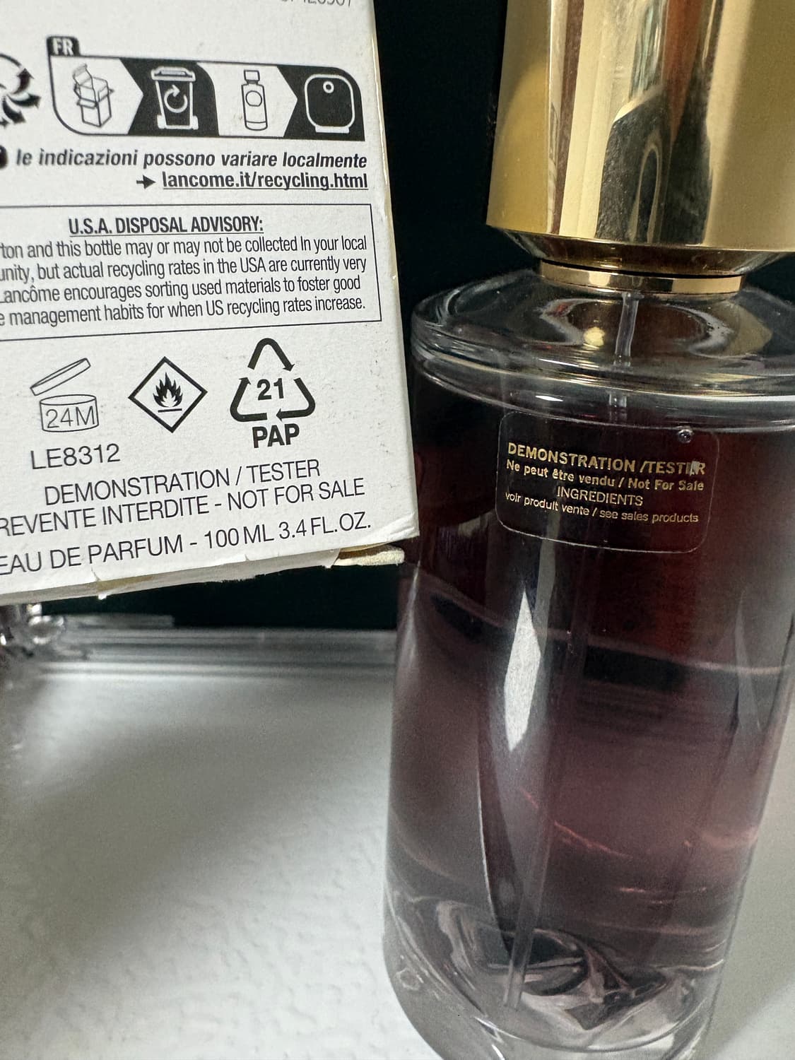 랑콤 압솔루 로즈 올 다이 100ml 상품이미지2