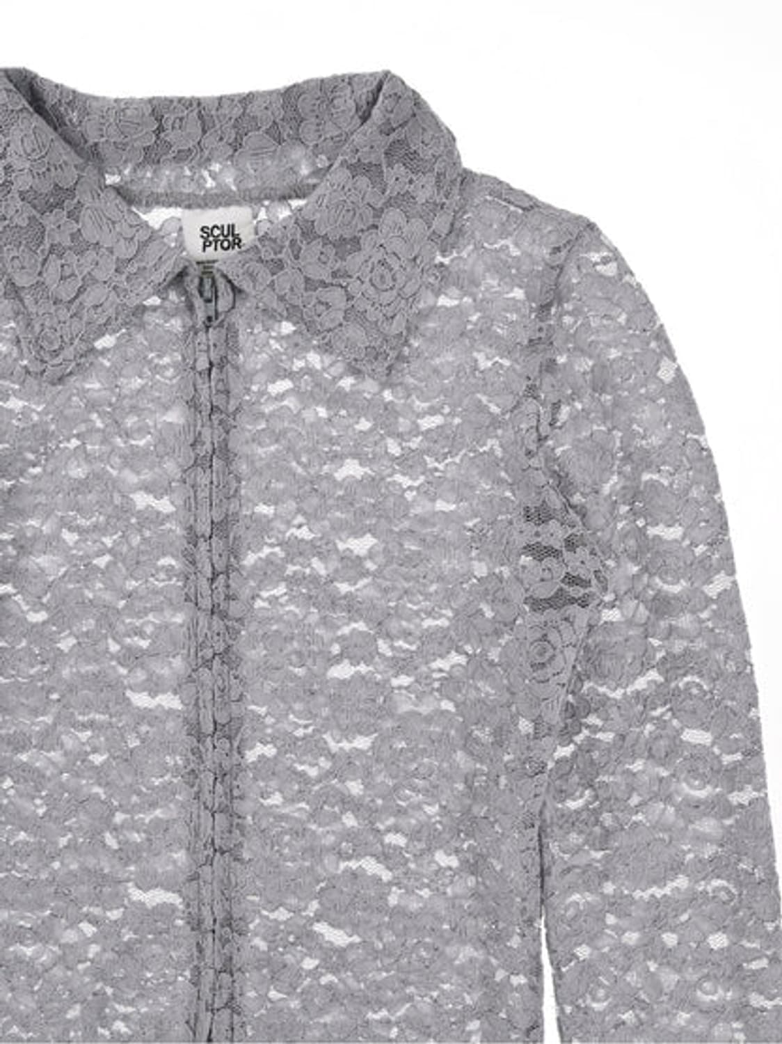 스컬프터 로즈 레이스 집업 상품이미지2