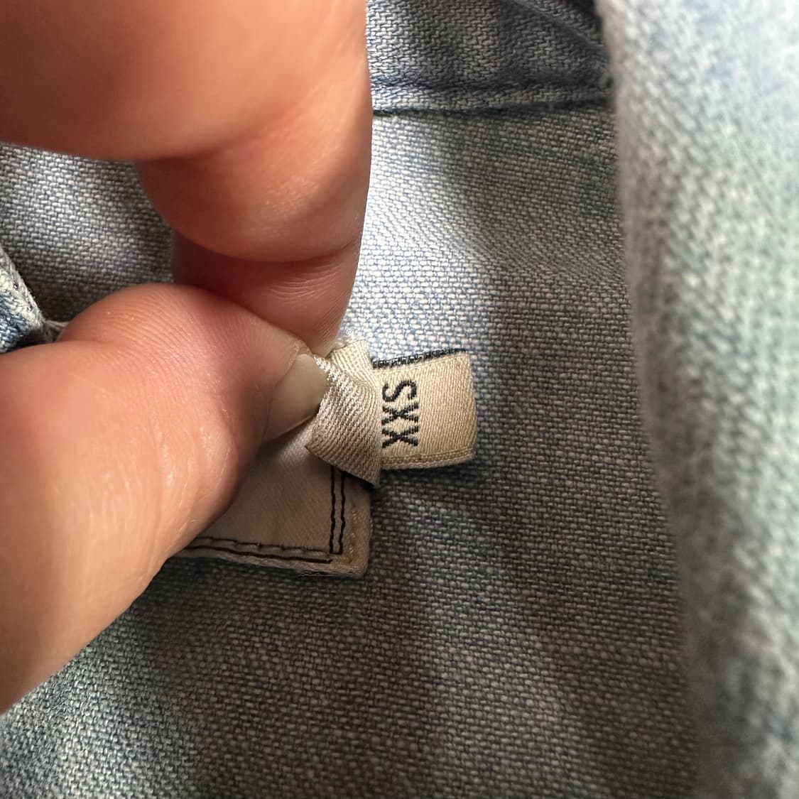 ✨ (바배) 메종키츠네 데님 워스턴 셔츠 상품이미지4