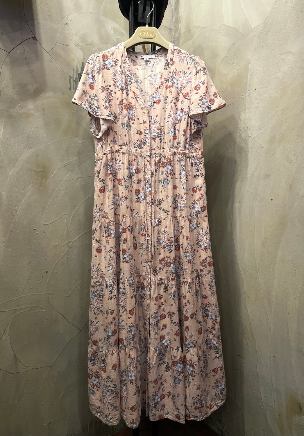 써스데이 아일랜드 플라워 패턴 롱 원피스 66 상품이미지1