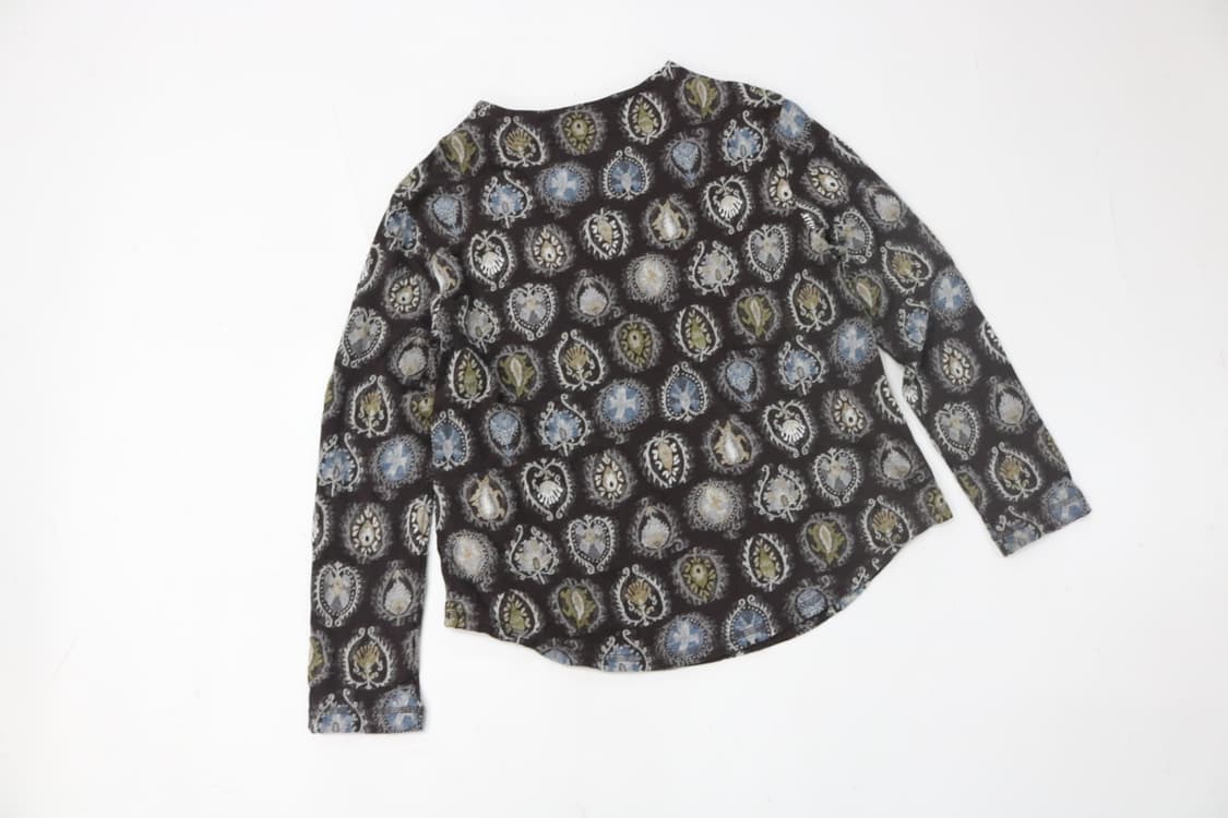 지아니 로 주디체 빈티지 에스닉 오너먼트 울 블렌드 티셔츠 상품이미지5