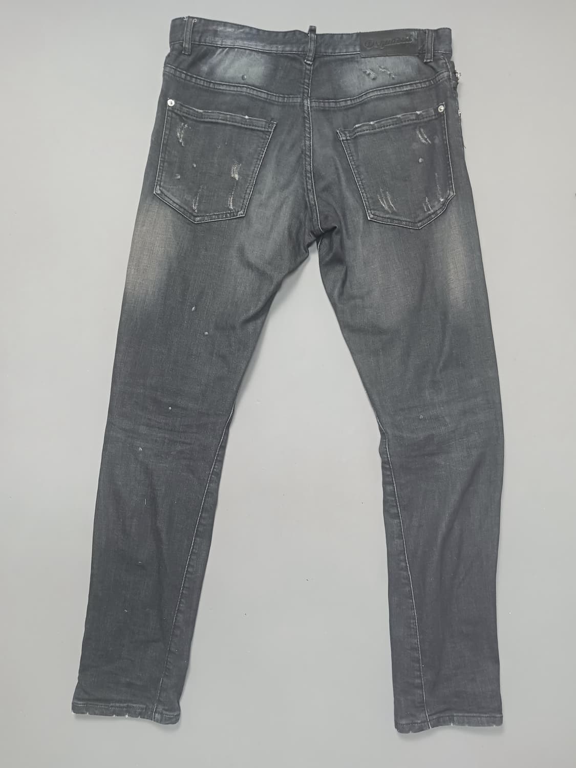 [34] 디스퀘어드2 더티오일 블랙 M 부블레진 청바지 상품이미지7