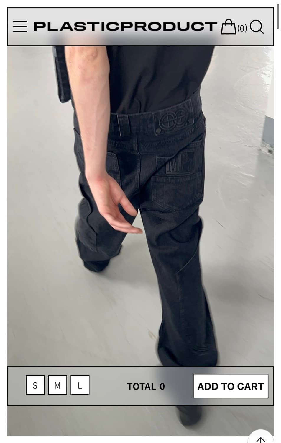 Mpa calf pocket pants black 상품이미지1