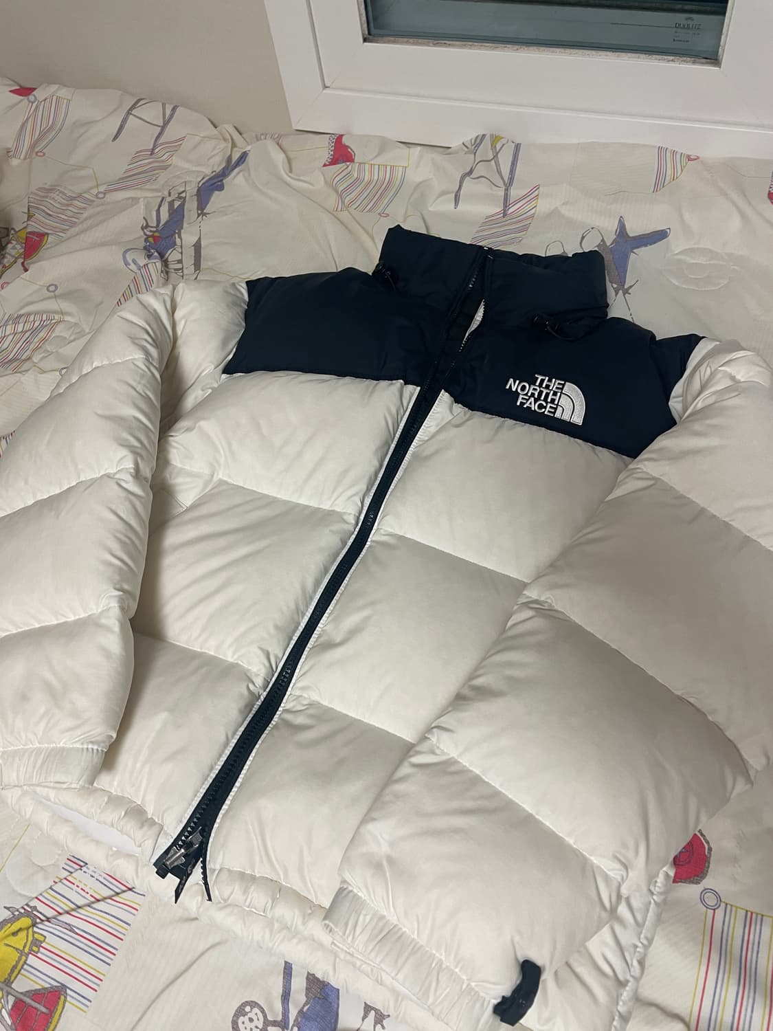 노스페이스 1996 에코 눕시 패딩 화이트L 상품이미지1