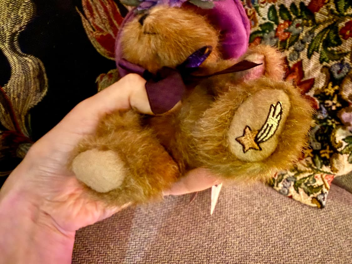 보이즈베어 관절테디베어 빈티지 꽃모자 아가곰 곰돌이 곰인형 상품이미지6