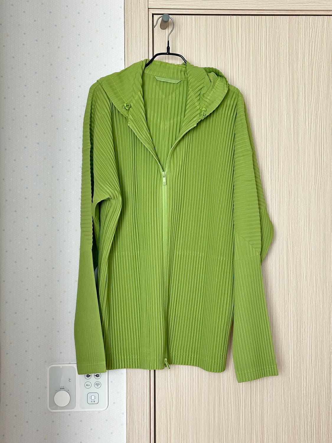 옴므플리세 리프그린 후드집업 세트 상품이미지3