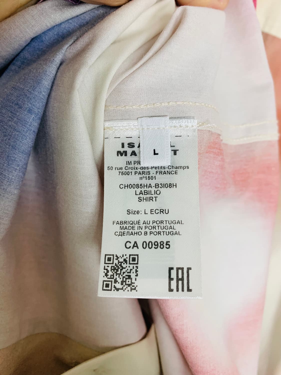 이자벨마랑 이자벨마랑셔츠 반팔셔츠 상품이미지5