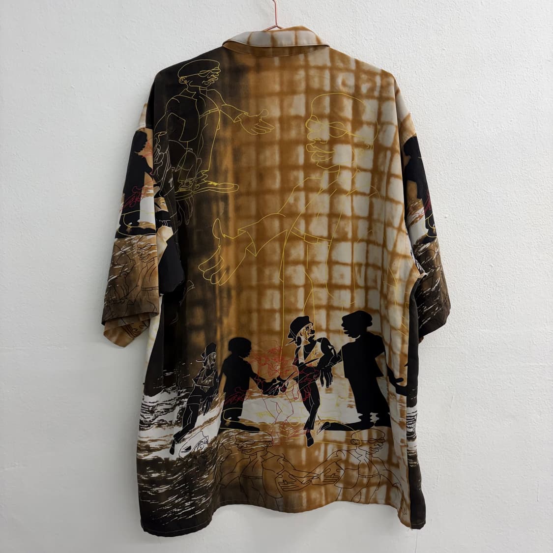 90s 플래티넘 푸부 빈티지 반팔셔츠(L) 상품이미지2