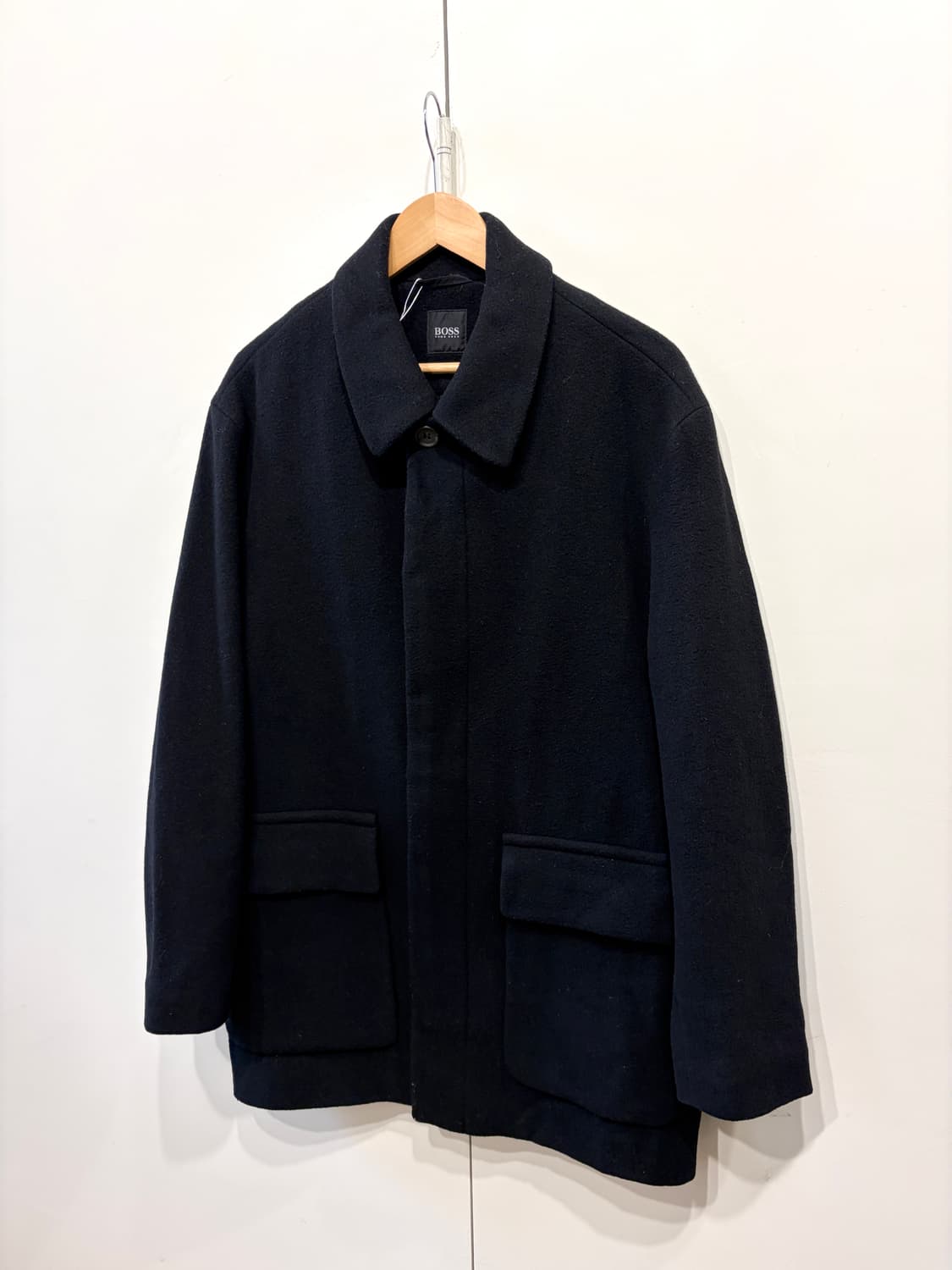 휴고 보스 울 하프 코트 상품이미지2