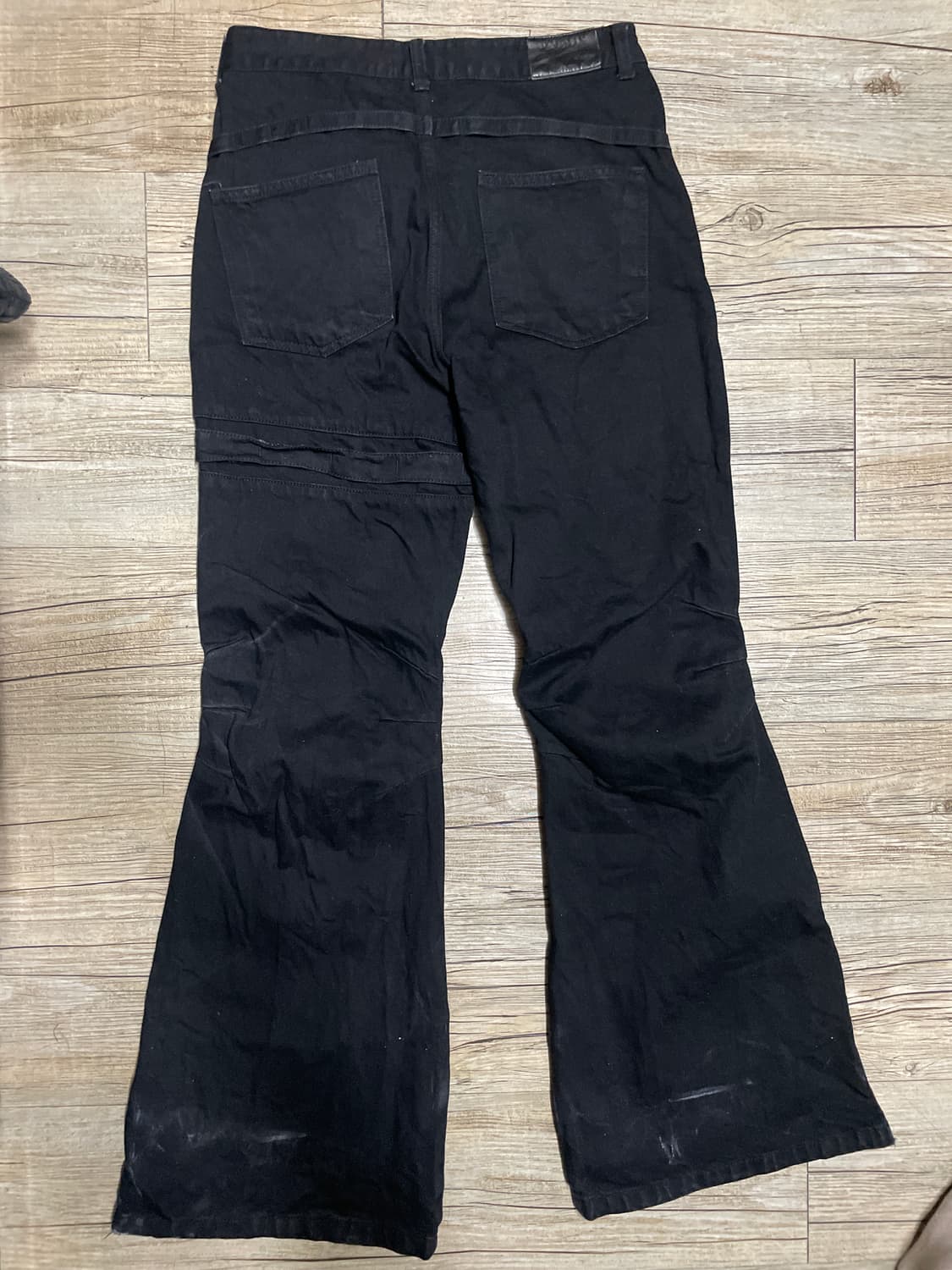 포그서비스 플레어팬츠 블랙 2사이즈 판매합니다. 상품이미지2