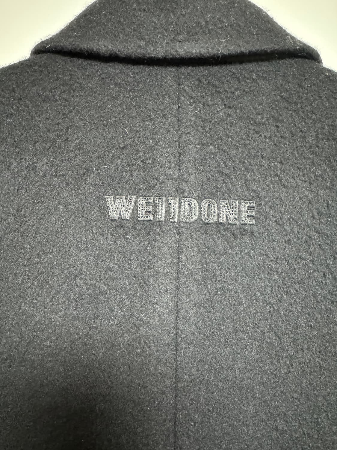 WE11DONE 오버사이즈 울캐시미어 더블 코트 상품이미지6