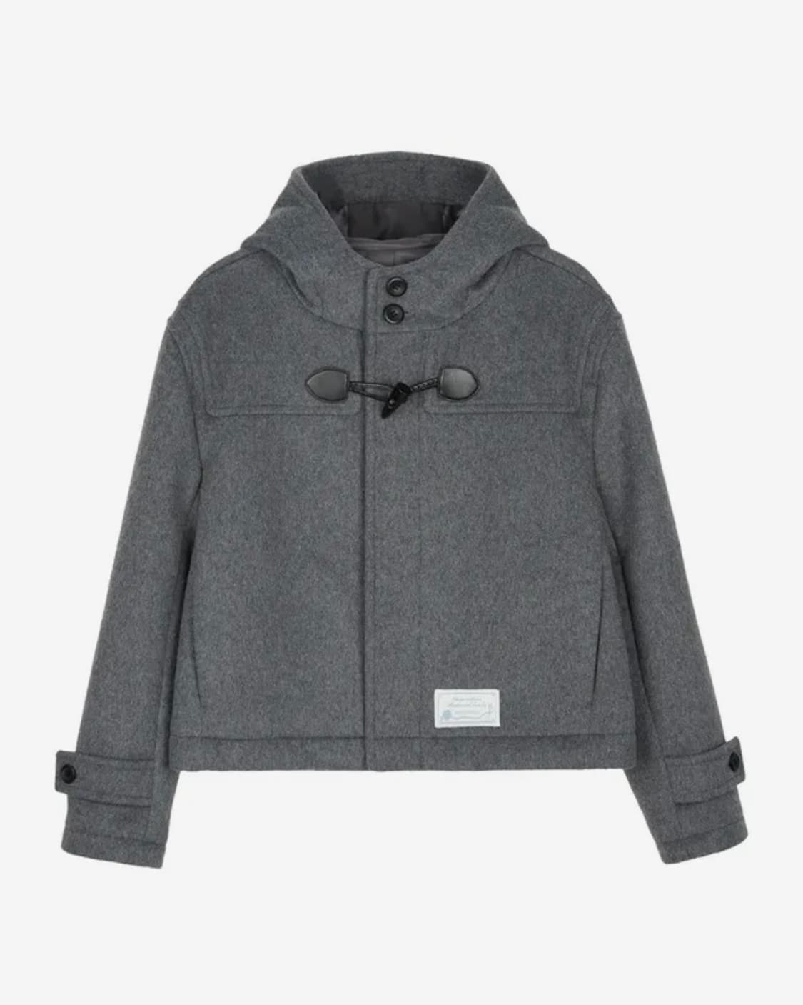 로씨로씨 크롭 울 더플 코트 상품이미지1