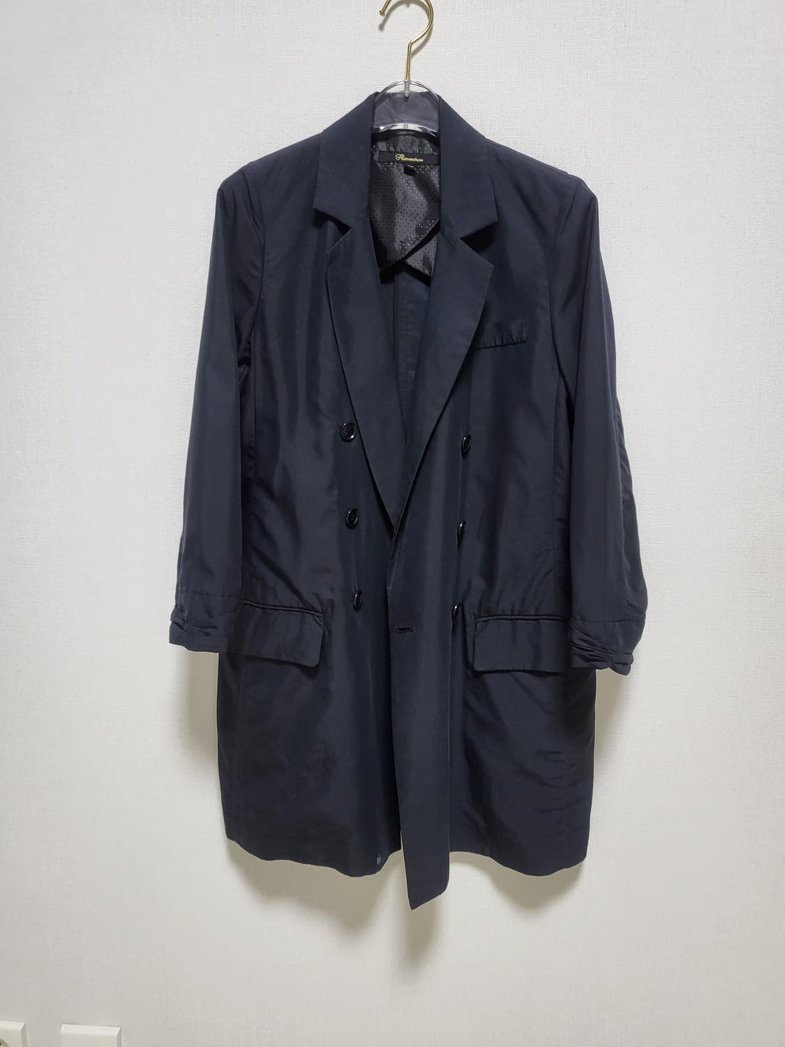 Flammeum 일본브랜드 실키한 오버사이즈 자켓 상품이미지1