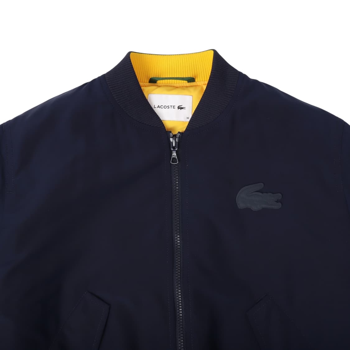 라코스테 우먼스 네이비 봄버 자켓 상품이미지2