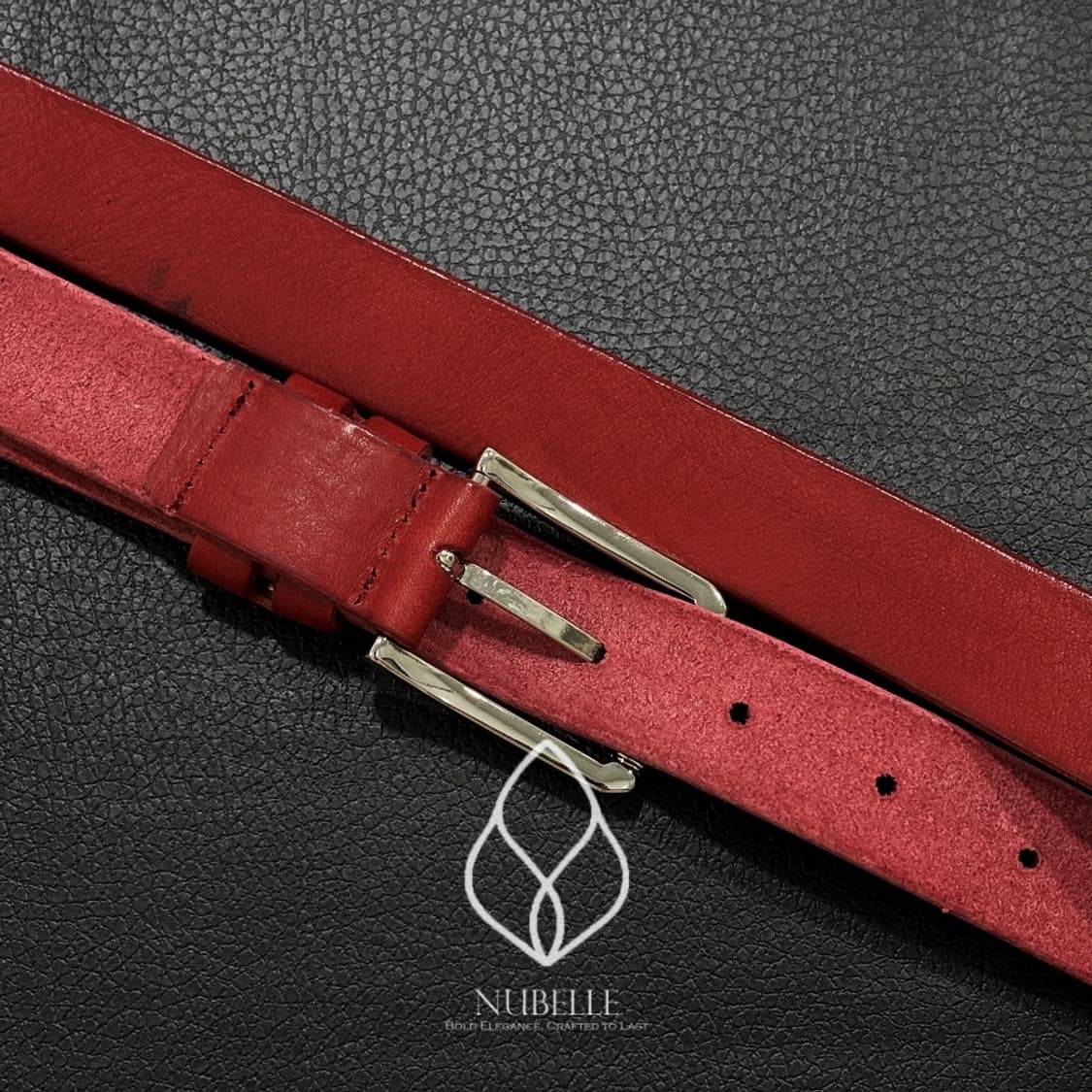 🌗 Vegetable stud belt / 스터드 소가죽 웨스턴 벨트 상품이미지8