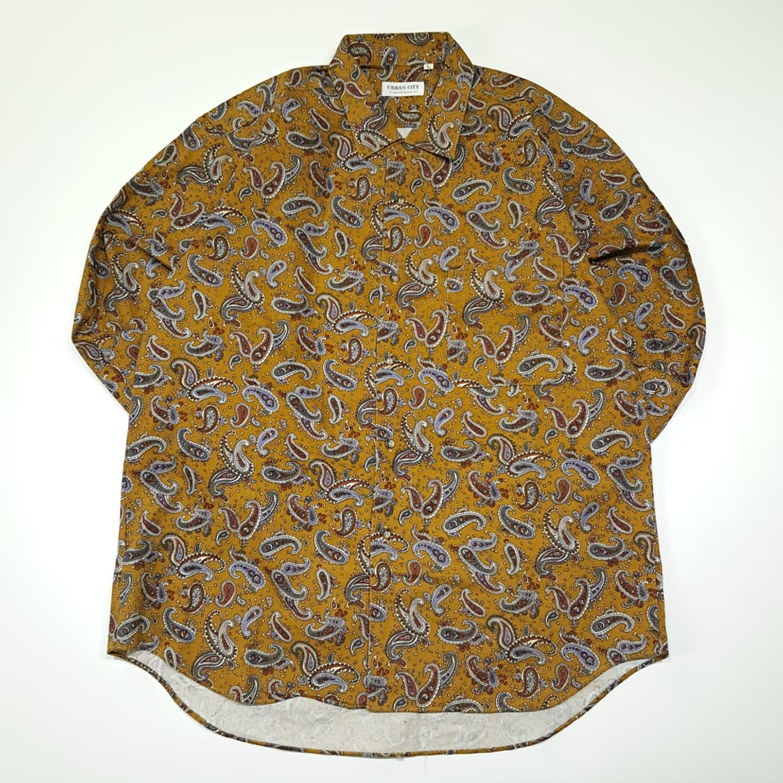CL884 L 어반시티 90s 일본판 올드스쿨 페이즐리 셔츠 남방 상품이미지1