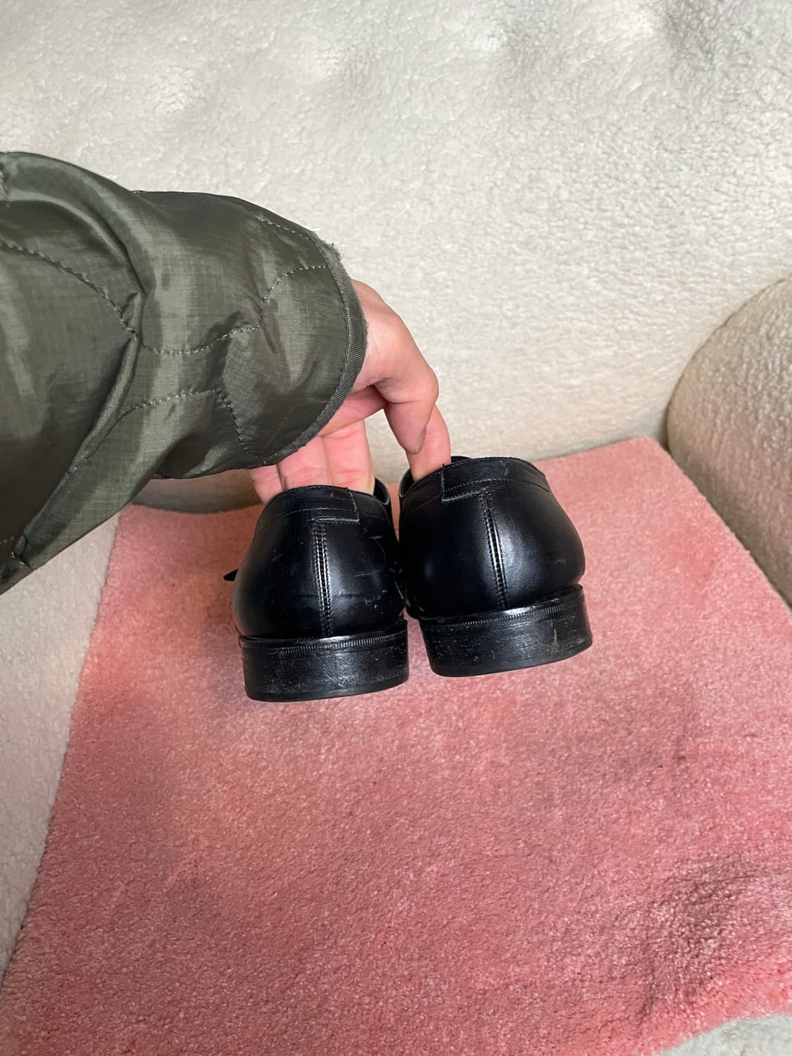 페라가모 세미스퀘어 버클 구두 280 / 10사이즈 상품이미지4