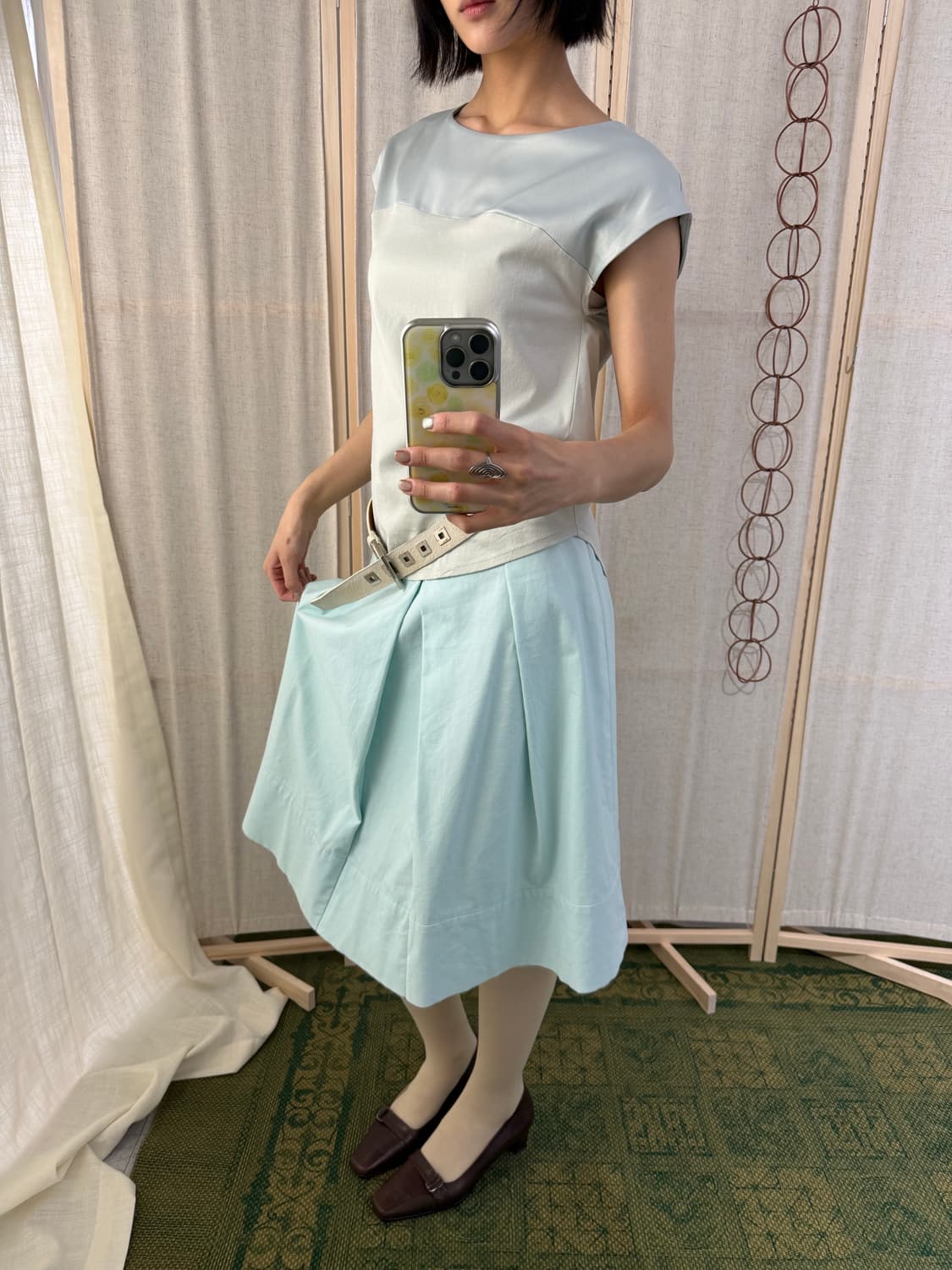 Courreges A라인 스커트 상품이미지1