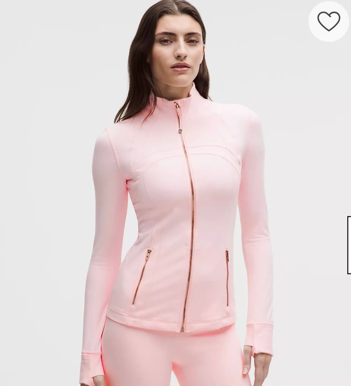 룰루레몬 디파인 자켓 핑크 골드 지퍼 8사이즈 갸루 베메클 상품이미지1