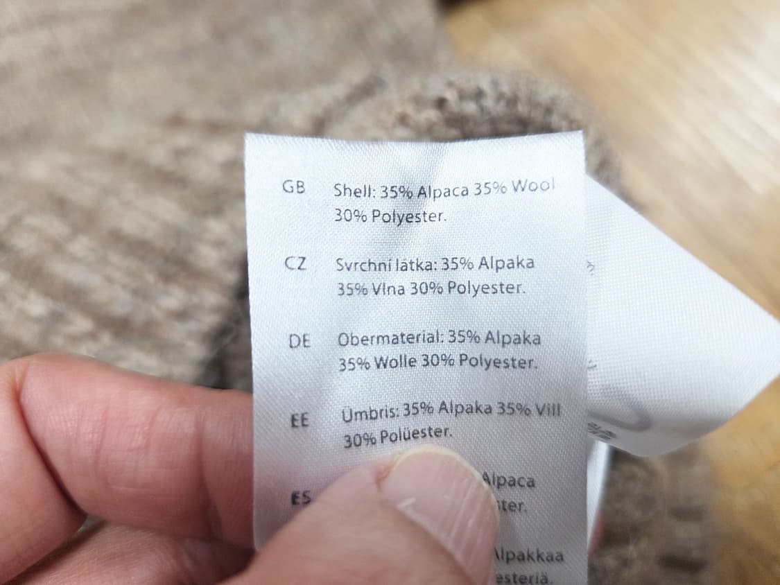 COS 알파카울 루즈핏 크롭니트 44-66 새상품 상품이미지8