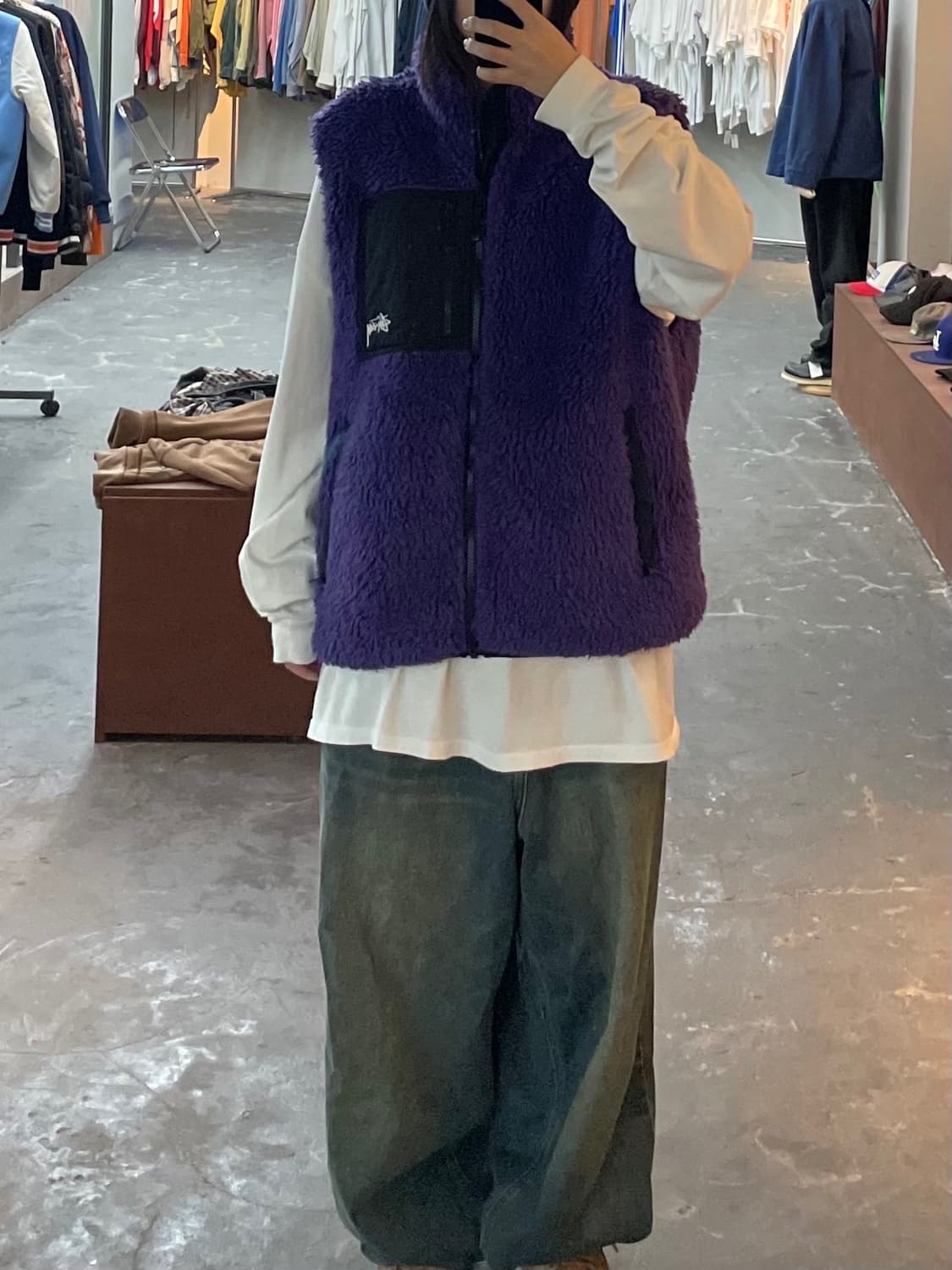 스투시 쉐르파 리버시블 플리스 베스트 H1297 상품이미지1