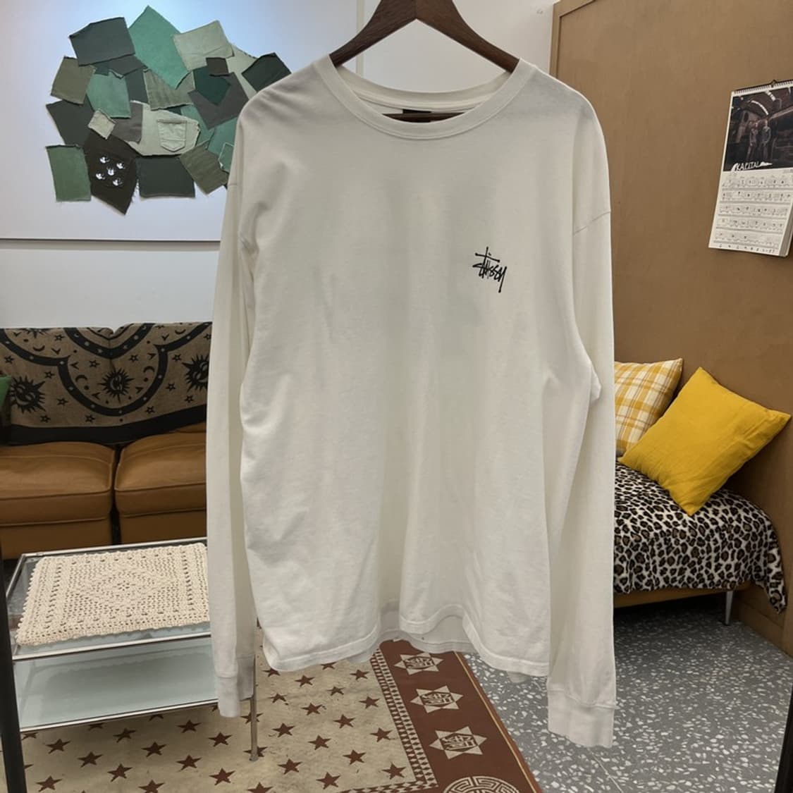 스투시 스트릿 힙합 빅로고 백프린팅 롱슬리브 XL C10269 상품이미지3