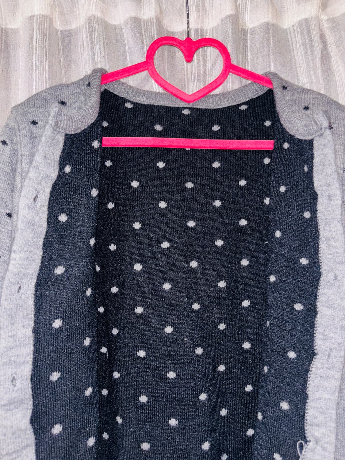 보세 땡땡이 가디건 상품이미지3