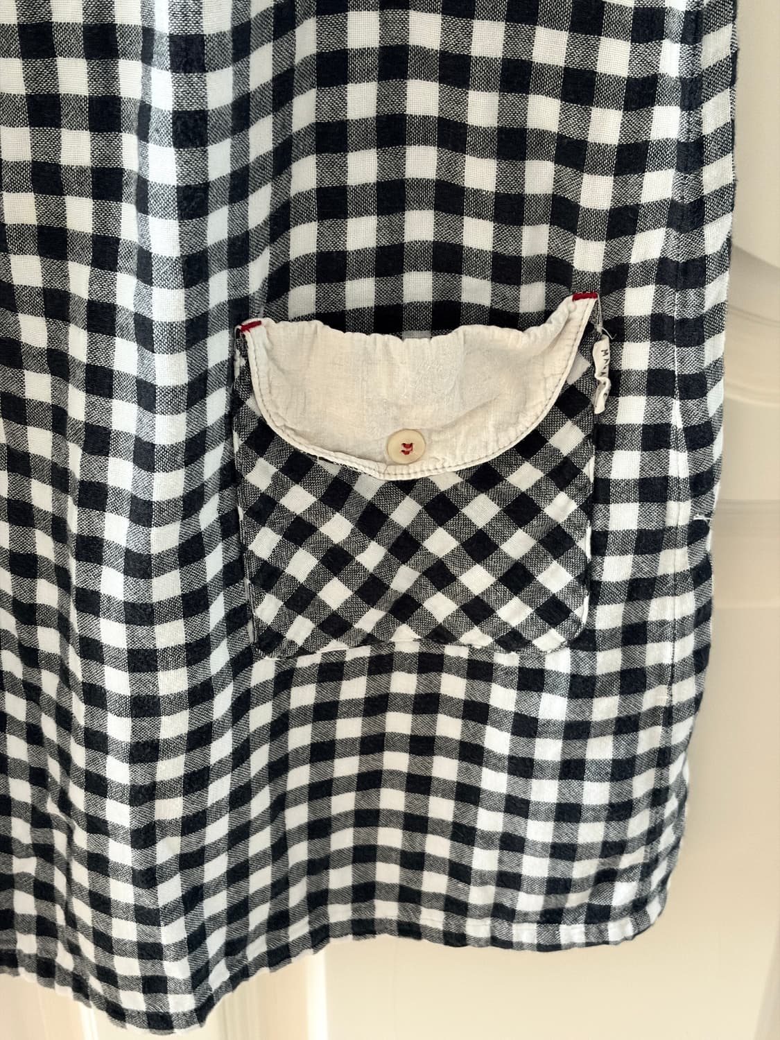 Mamaikuko 일본 빈티지 레이어드 체크 원피스 모리룩 상품이미지4