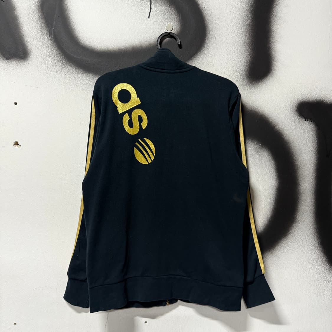 아디다스 금장 프린팅 올드스쿨 코튼 집업 져지 상품이미지2