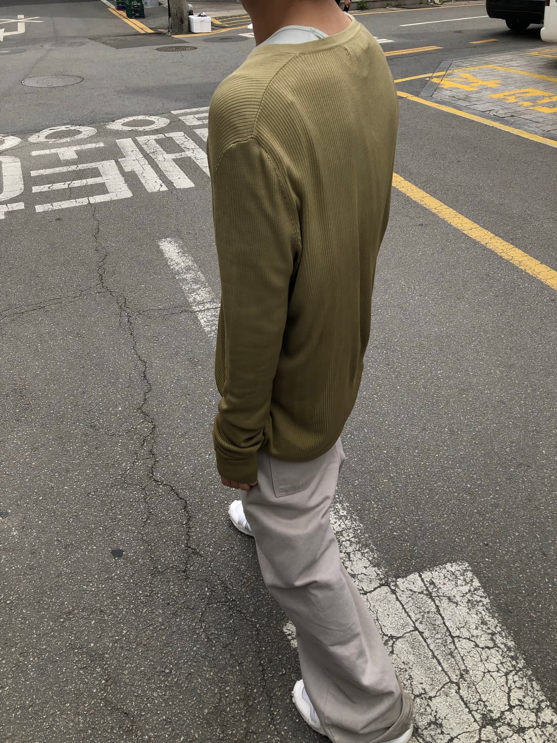 버버리 그라데이션 브이넥 니트 상품이미지4