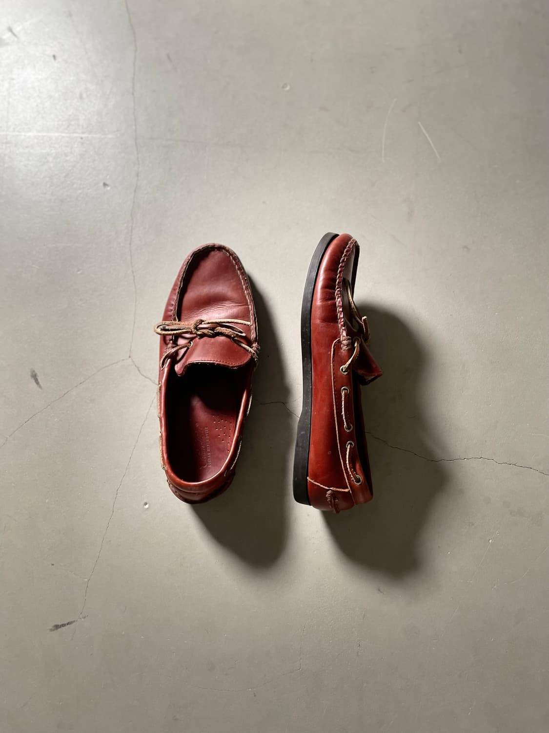 90’s Vintage Leather Driving Shoes 상품이미지2