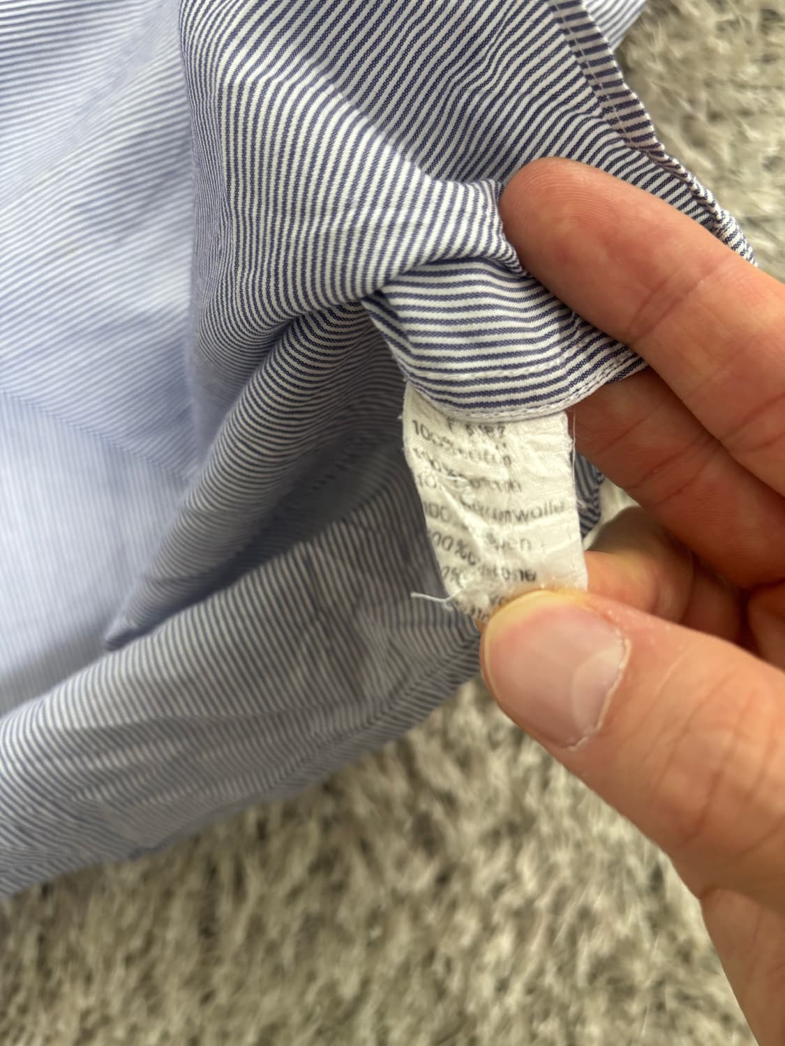 일본판 라코스테 스트라이프셔츠 사이즈 105-110 상품이미지5