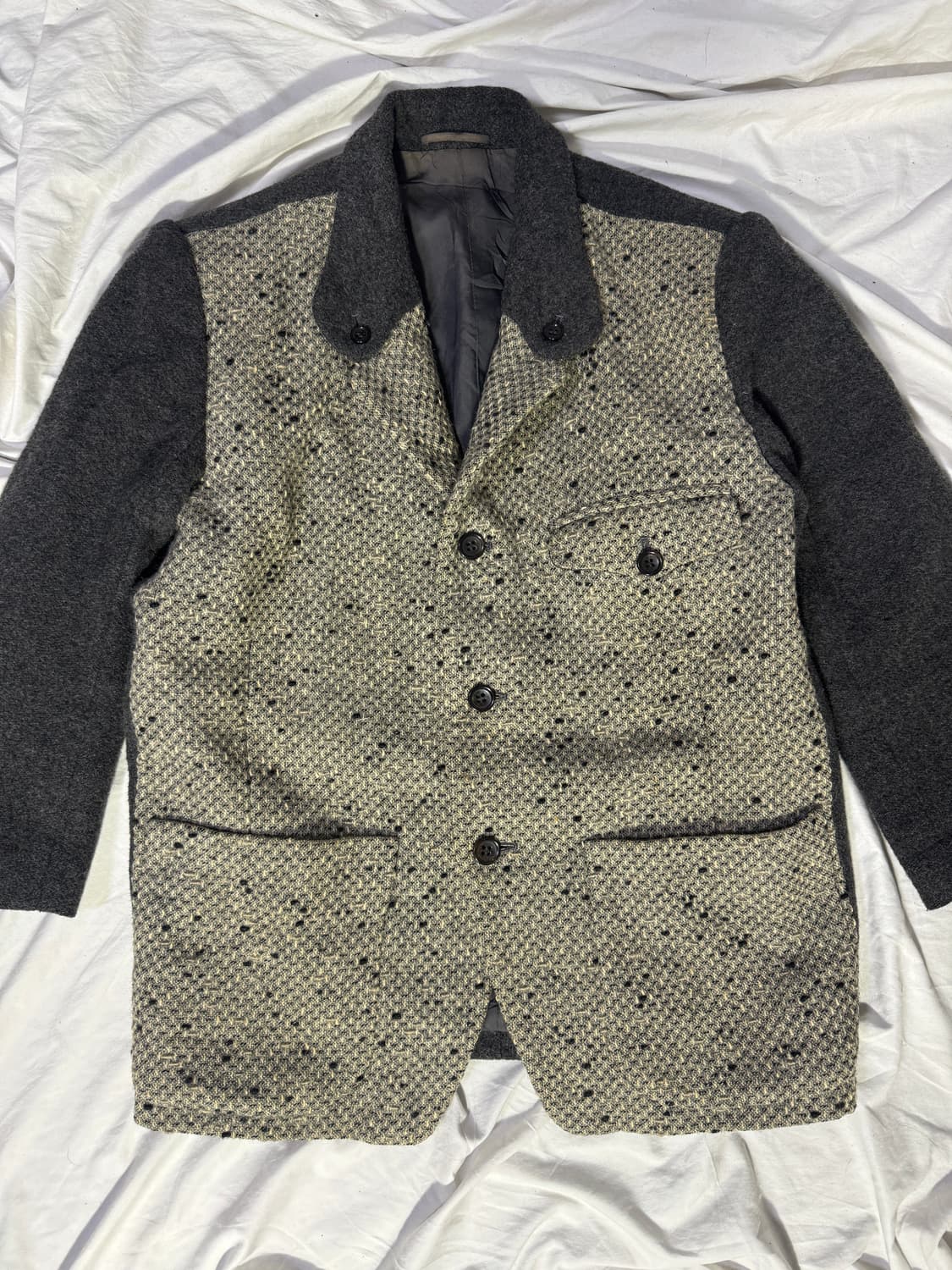 Nicole 울 니트 하이브리드 자켓 아방가르드 상품이미지6