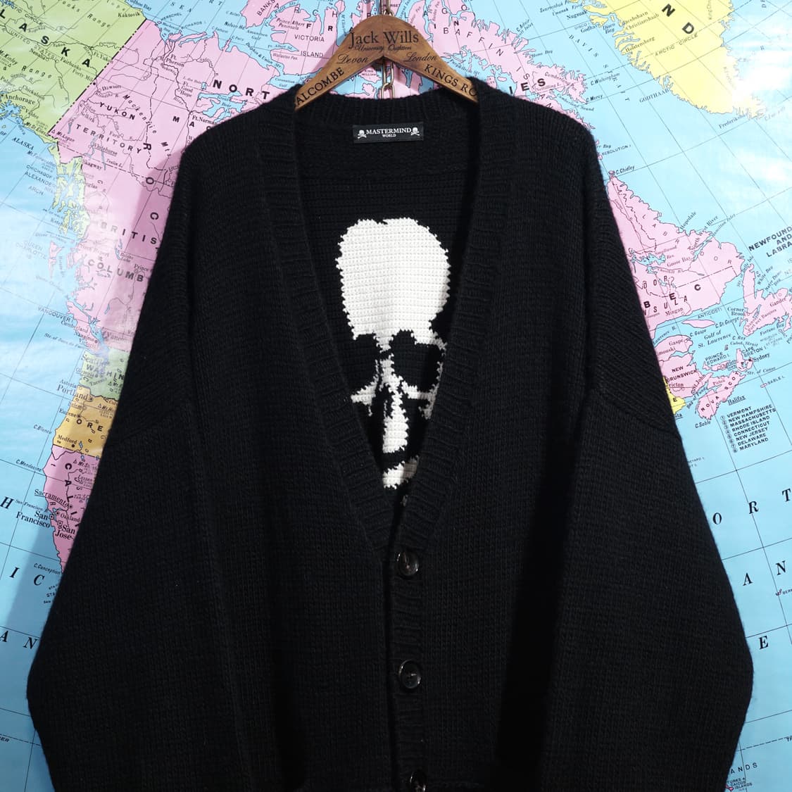 마스터마인드 캐시미어 자수 가디건 상품이미지5