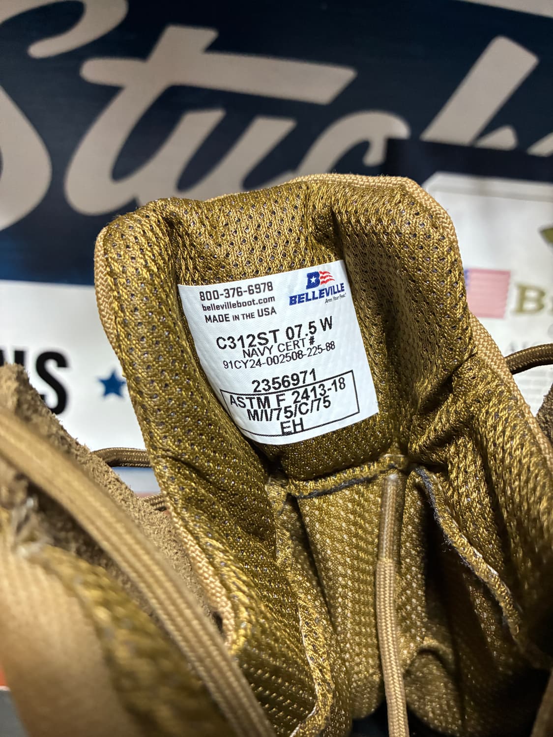 미군 군화 베르빌/ (260mm) 작업화 안전화 스틸토 상품이미지5