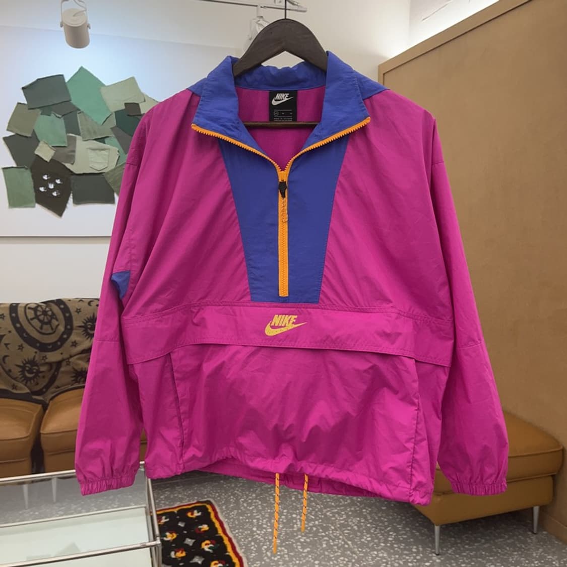 나이키 Y2K 레트로 핫핑크 바람막이 아노락 M C07803 상품이미지3