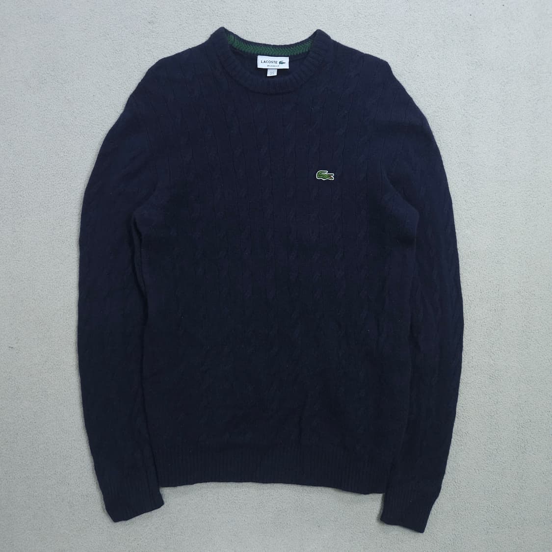라코스테 케이블 니트 s 네이비 상품이미지1